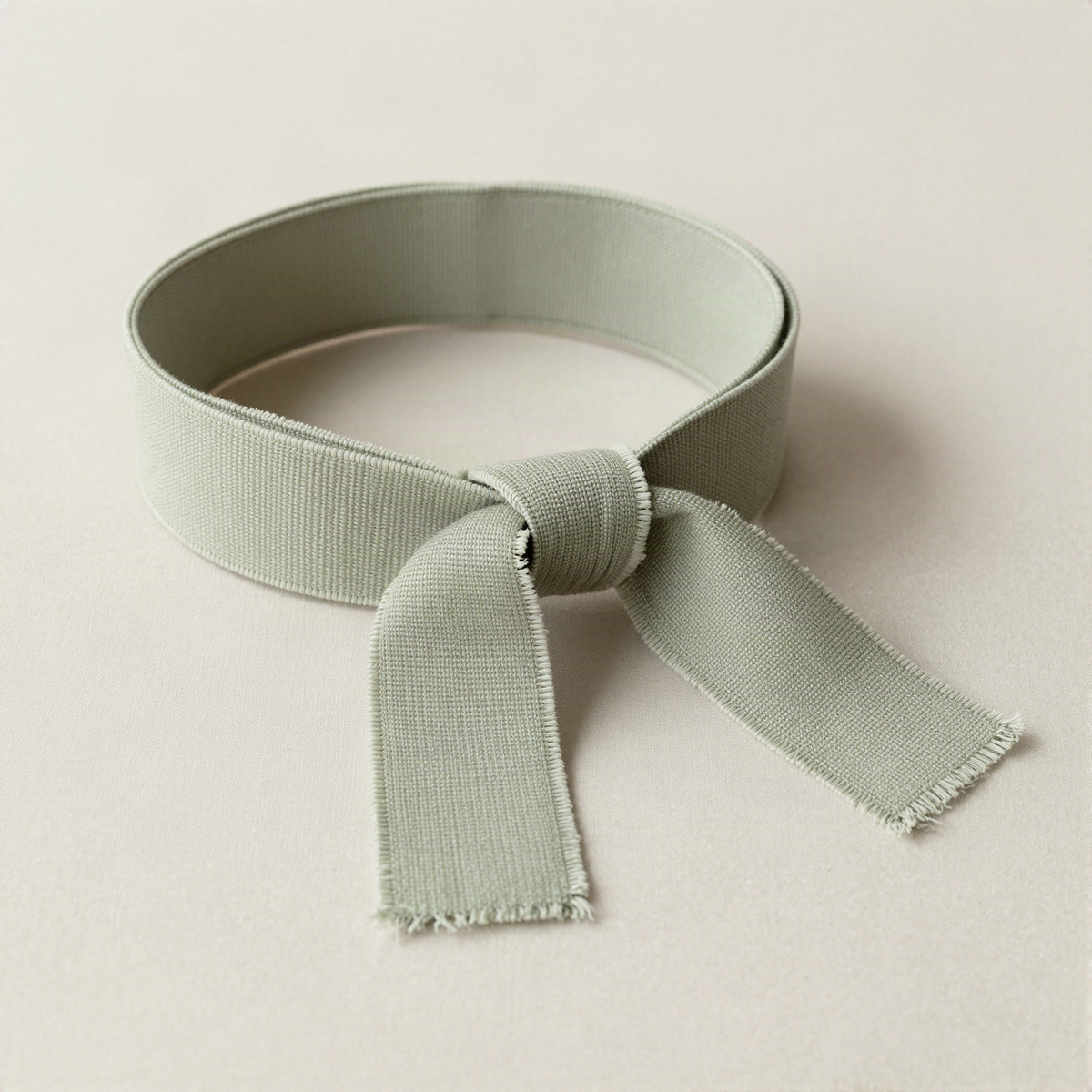 Woven Fabric Ribbon Belt