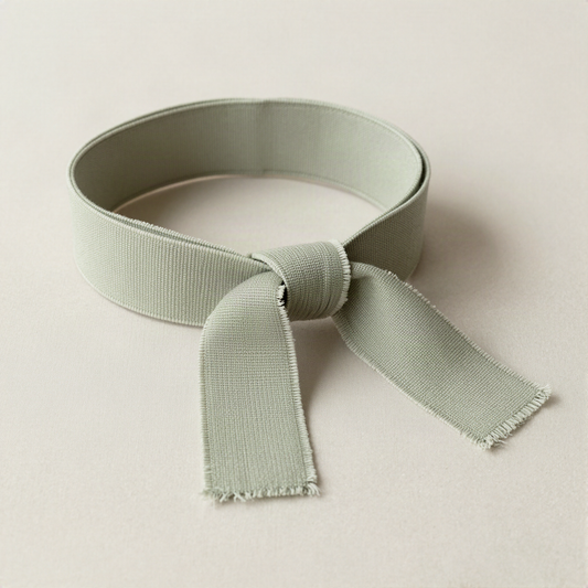 Woven Fabric Ribbon Belt