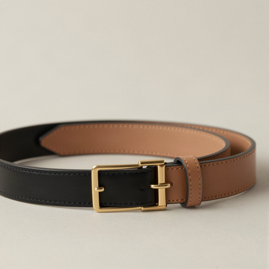 Reversible Two-Tone Belt