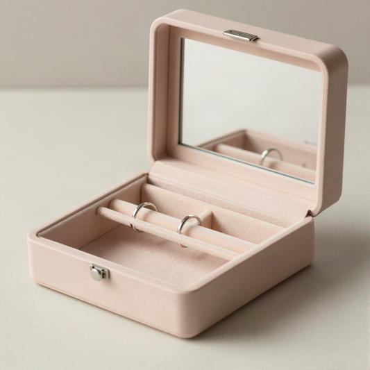 Compact Travel Jewelry Case
