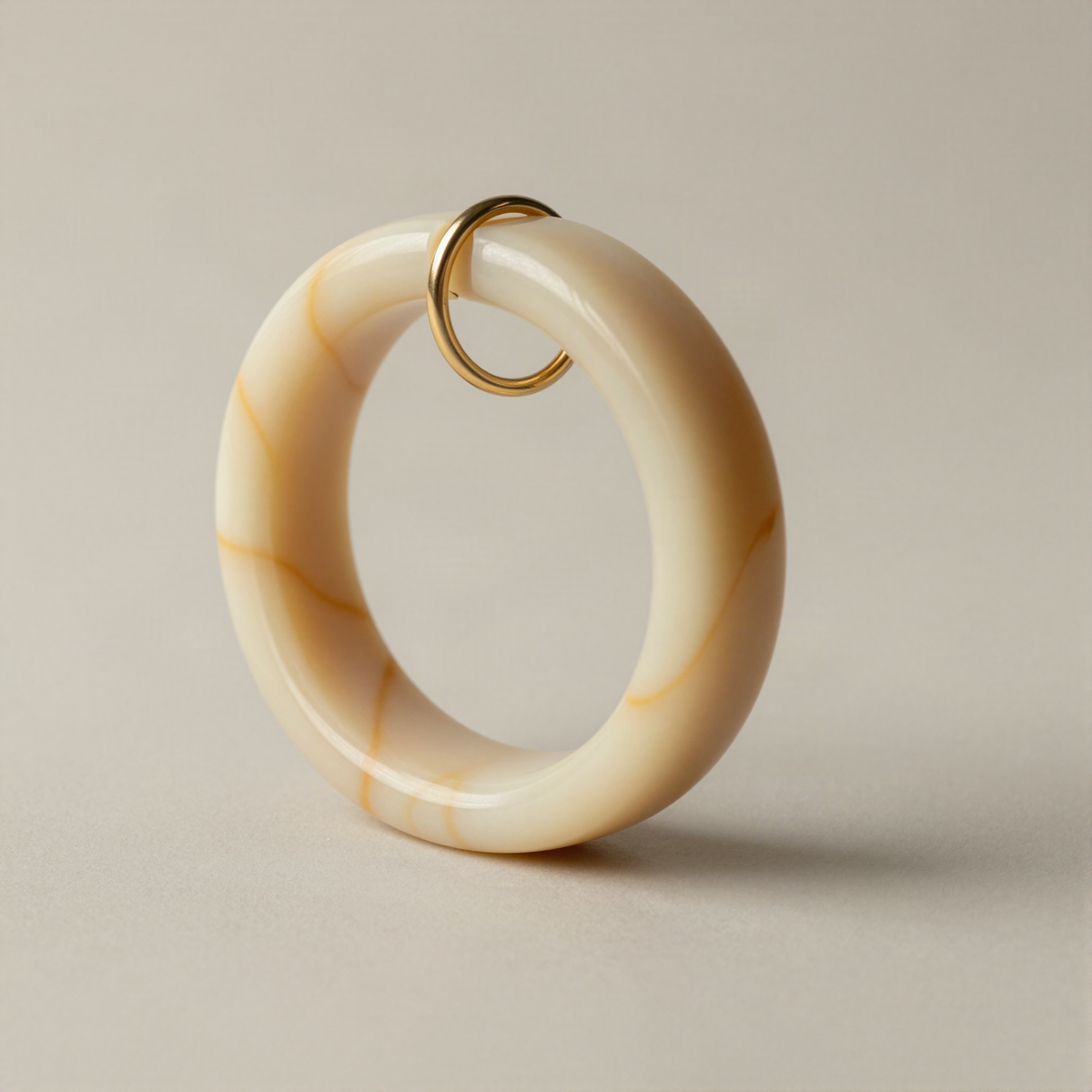 Acrylic Twist Bracelet Keyring