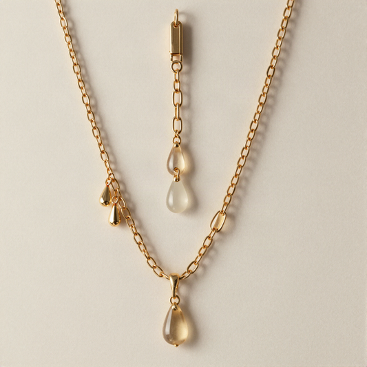 Layered Chain Bag Charm